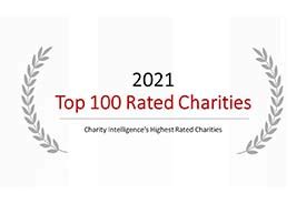 2021 Top 100 Rated Charities .